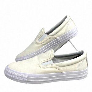 Converse Ctas Slip On Low Top Canvas White 171852C-WHT Custom Sneakers Women's